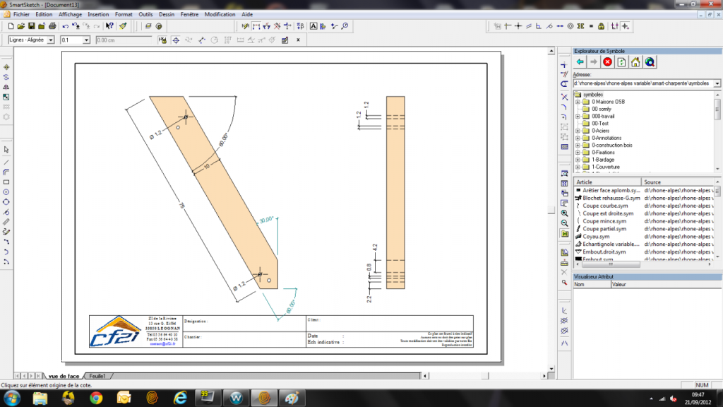 Logiciel Charpente Ossature Bois Terrasse - Smartsketch Cf2i